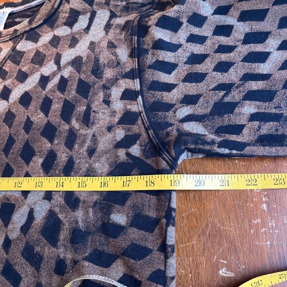 ASMR Clothing Geometric Crewneck Sweatshirt Adult Medium Sacred Geometry Neutral - Picture 7 of 8